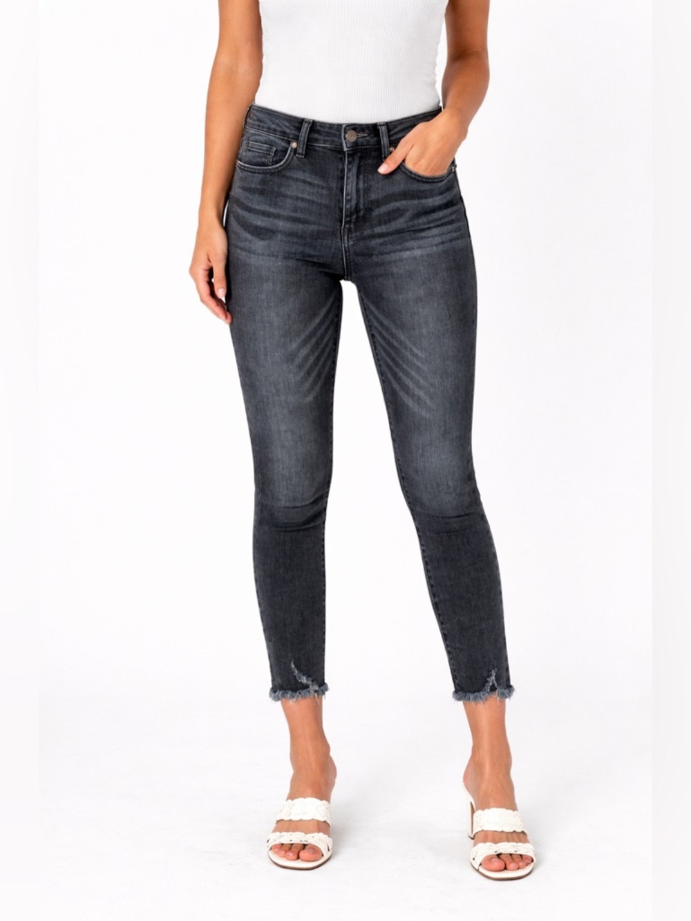 Risen jeans boutique jeans high rise fit women’s size 5